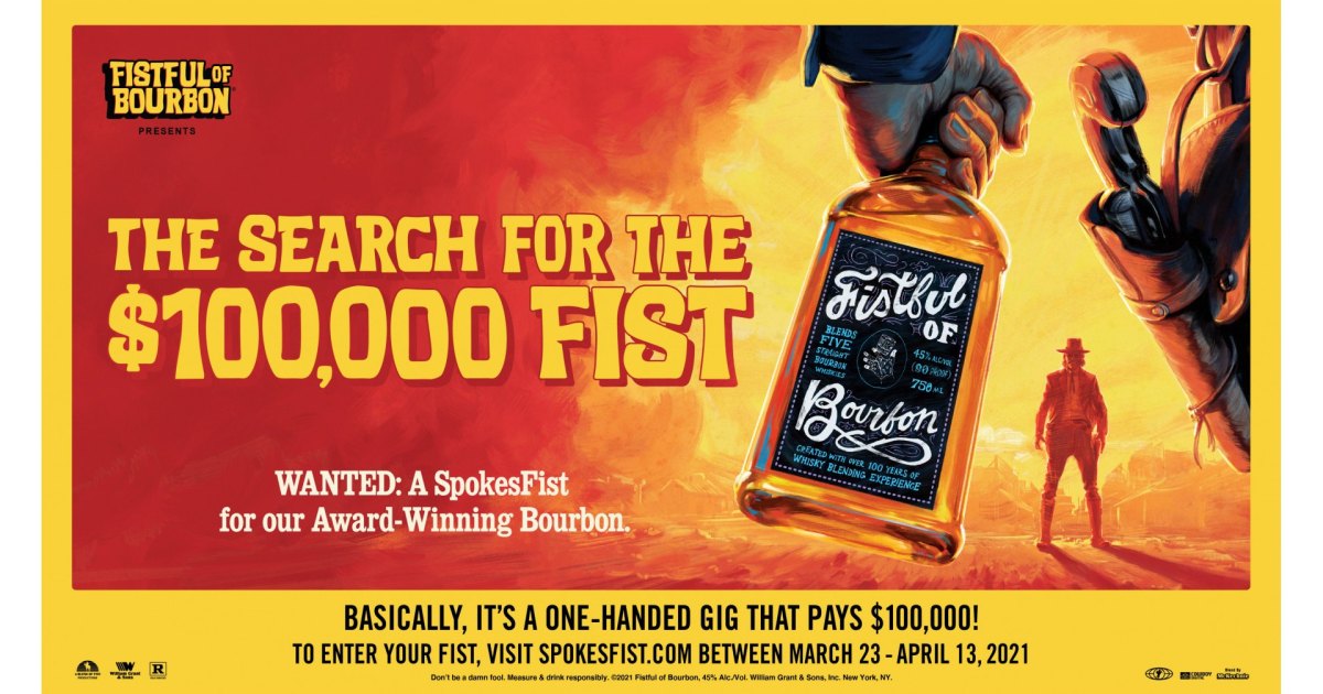 Enter for a Chance to Be Fistful of Bourbon's Next 'SpokesFist' and Win $100K