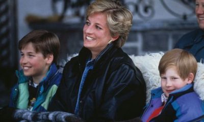 diana on holiday with sons