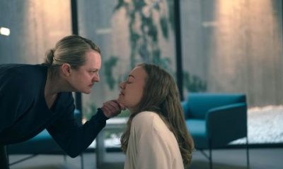 the handmaid’s tale    “home”   episode 407    june struggles with her newfound freedom, reuniting with loved ones and confronting her nemesis, serena june elisabeth moss and serena waterford yvonne strahovski, shown photo by sophie giraudhulu