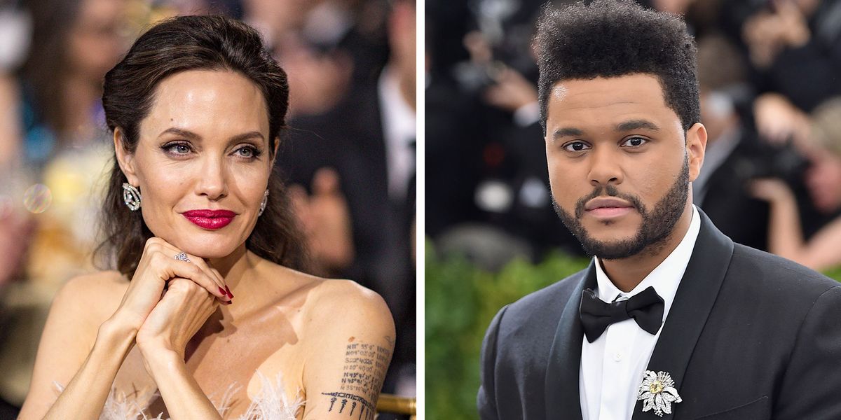 Angelina Jolie and The Weeknd Were Photographed Getting Dinner Together in Los Angeles