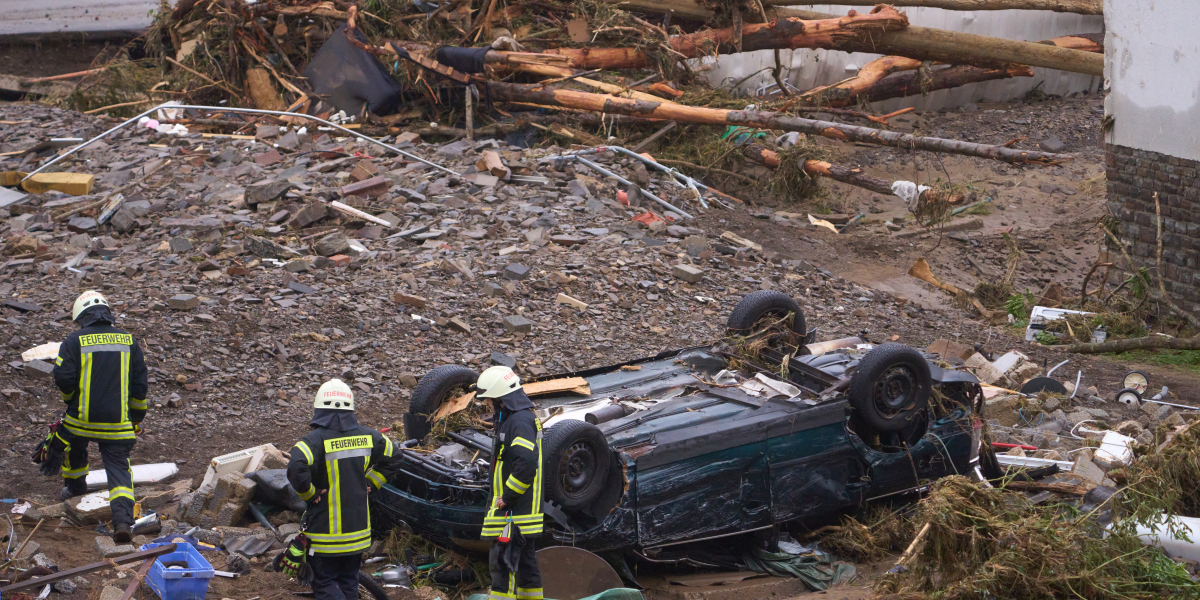 Germany's flood disaster comes at a politically crucial moment