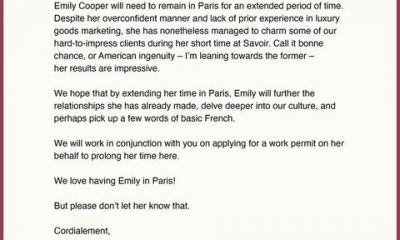 emily in paris renewal letter