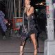 rihanna out in a lace teddy at carbone