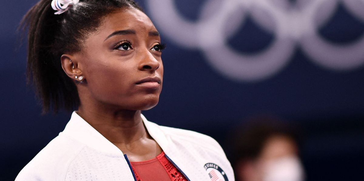 Simone Biles Pulled Out of Team Event Finals at the Olympics and Cheered on U.S. Gymnastics to Silver