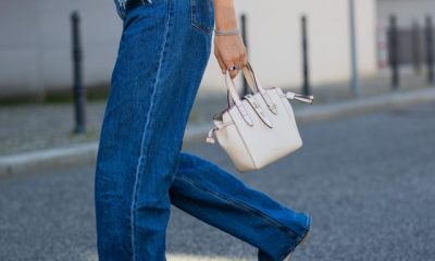 berlin, germany   june 02 jacqueline zelwis is seen wearing 7 for all mankind x marques almeida denim jacket, white cropped top
zara, levis jeans, agl shoes, furla bag on june 02, 2021 in berlin, germany photo by christian vieriggetty images