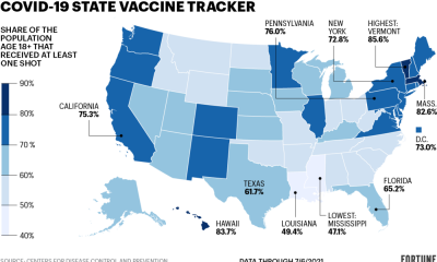 The Delta variant is now dominant in the U.S. See the states where it's most prevalent