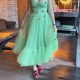 blake lively twirling in her mint birthday dress