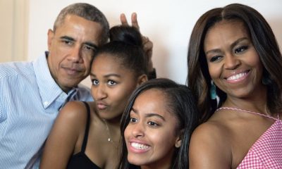 Michelle Obama Shared a New Photo of Her With Barack, Malia and Sasha to Mark His 60th Birthday