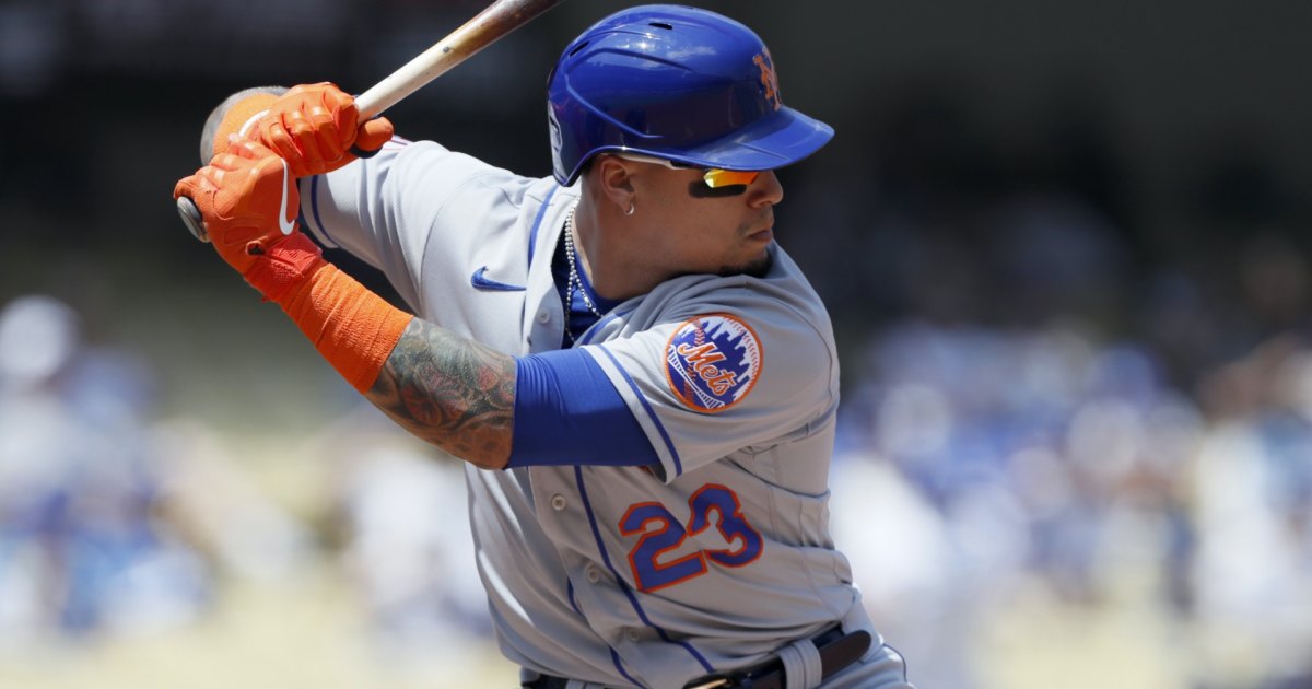 Watch Javier Báez Take a Monster Swing and a Miss Before the Ball Even Crosses the Plate