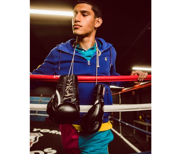 Former boxer and model Alexis Chaparro wears new Polo Men’s x Macy’s Spectre 2 collection