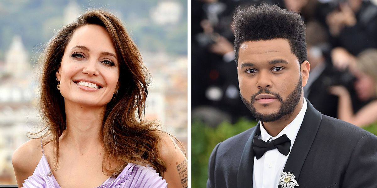 Angelina Jolie and The Weeknd Were Photographed Having a 2.5-Hour Dinner at Giorgio Baldi