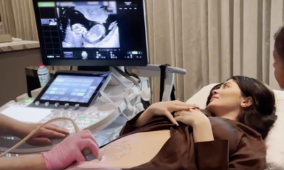 kylie jenner shows her ultrasound