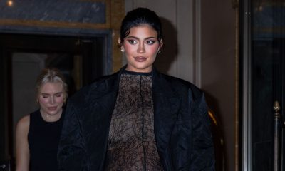 Kylie Jenner Posed in an All Black Maternity Outfit: ‘I Really Popped’