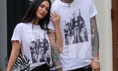megan fox and machine gun kelly in the same outfit