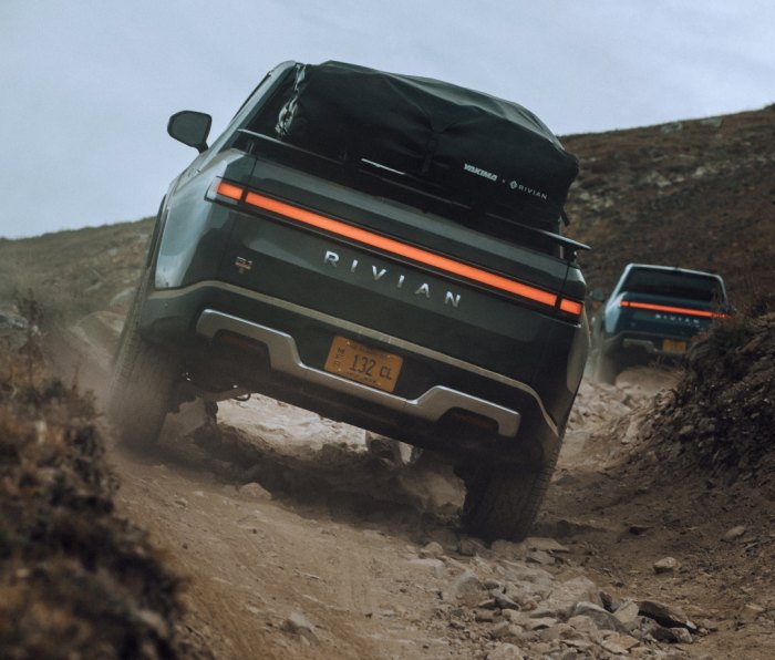 Driving the Rivian RT1, an electric adventure vehicle that conquers off-road terrain and rips on the road.