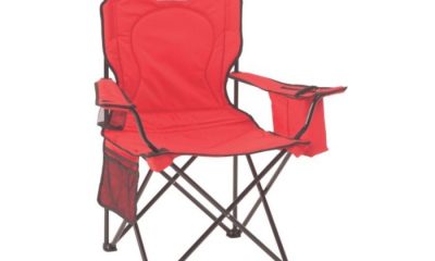 tailgate Coleman Camping Chair With Built-In Four-Can Cooler
