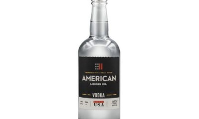 A bottle of American Liquor Co. Vodka