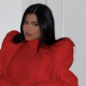 Here's Kylie Jenner in a Skintight Red Catsuit, Fully Embracing High-Fashion Maternity Style