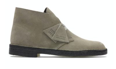 Grey suede Clark's Desert Boot