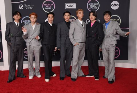 bts at the 2021 american music awards