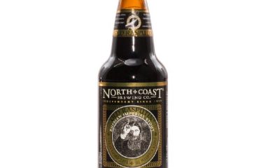 Bottle of North Coast Old Rasputin imperial stout