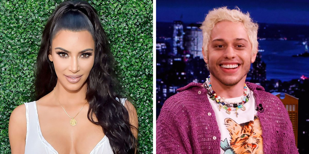 Pete Davidson and Kim Kardashian Had a Secret Rooftop Dinner Out in Staten Island