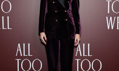 Taylor Swift Stepped Out in a Velvet Suit for Her ‘All Too Well’ Short Film Premiere