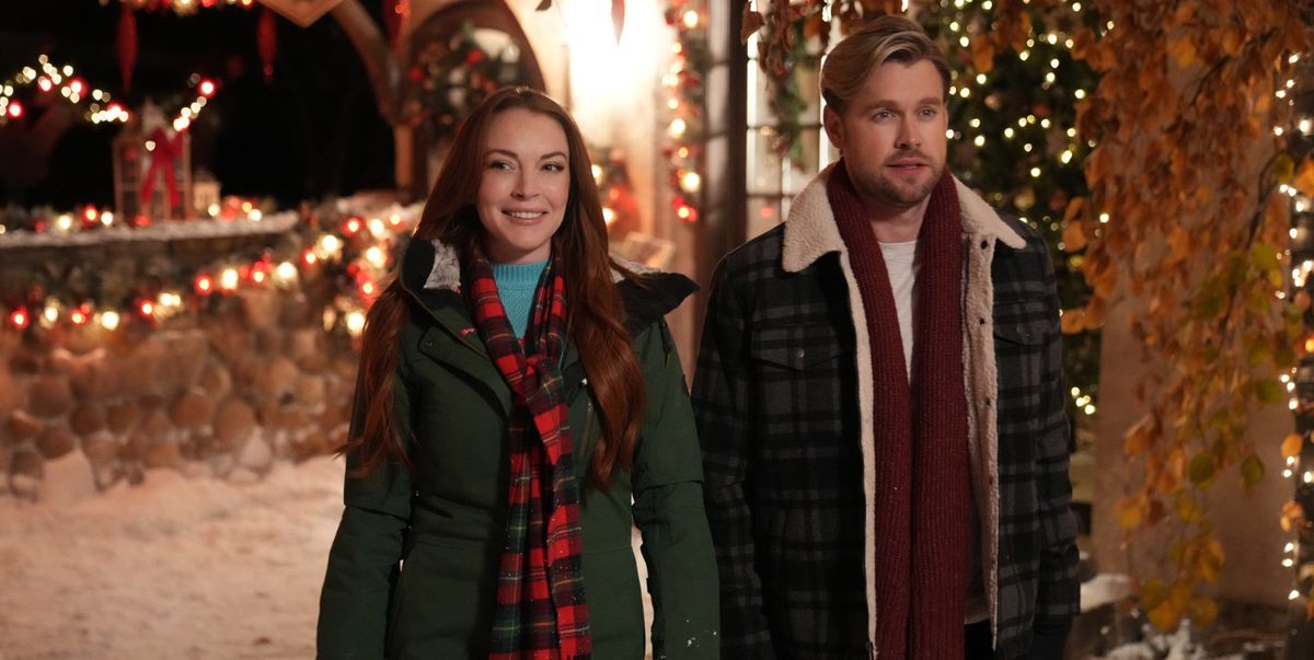 This Sneak Peek of Lindsay Lohan’s Netflix Holiday Rom-Com Is the Gift We Deserve