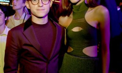 tom holland and zendaya at the spider man far from home after party