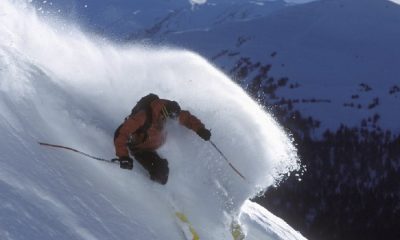 Downhill Skiing, Whistler Blackcomb, expert, extreme, advanced, black diamond run, snow, mountains, cliff, powder, valley, view, black tusk
