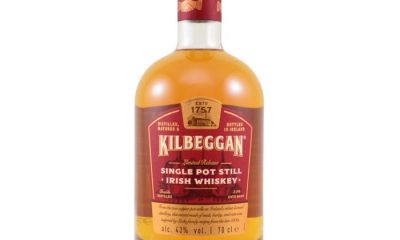 Bottle of Kilbeggan Single Pot Still Irish Whiskey