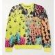 Bright yellow Iggy Spiked Cotton-Jacquard Sweater