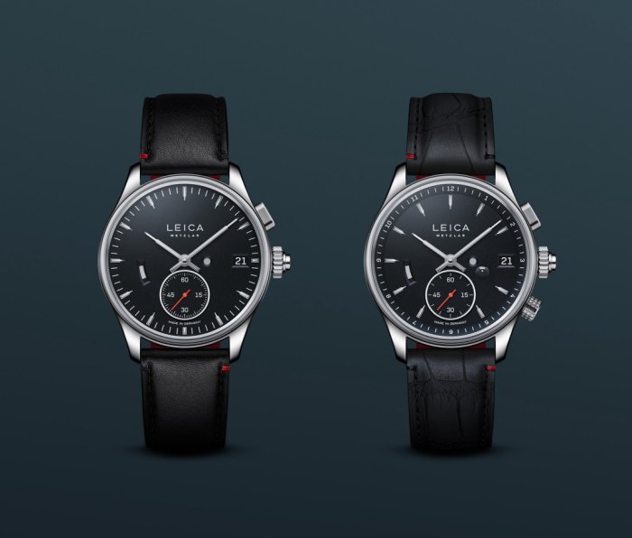 Leica L1 and Leica L2 watches