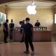 Apple store workers in New York seek pay bump in union push