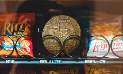 Vending Machine Crypto concept