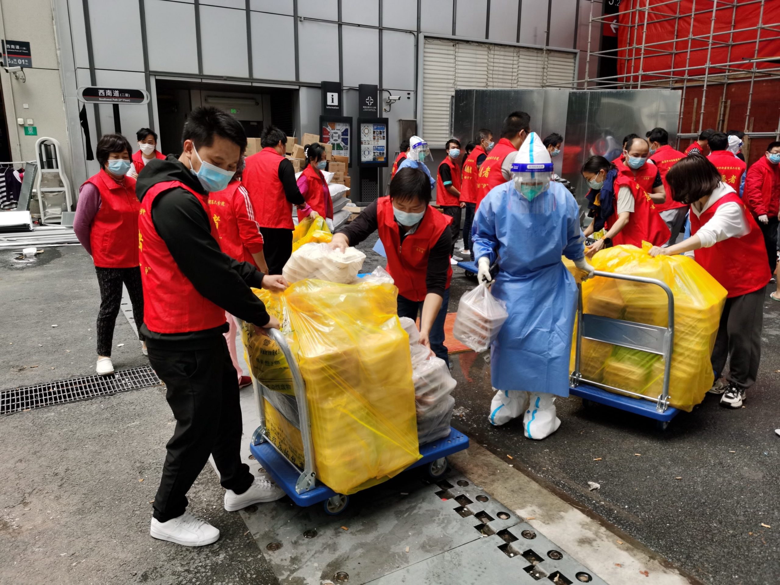 Stuck in lockdown, Shanghai's residents are now getting sick from the government issued food