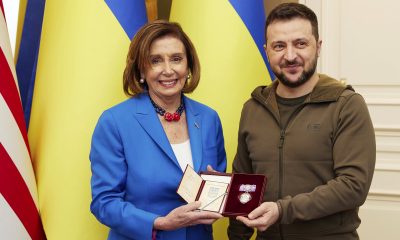 Speaker Nancy Pelosi neets with Ukraine’s Zelenskiy in Kyiv