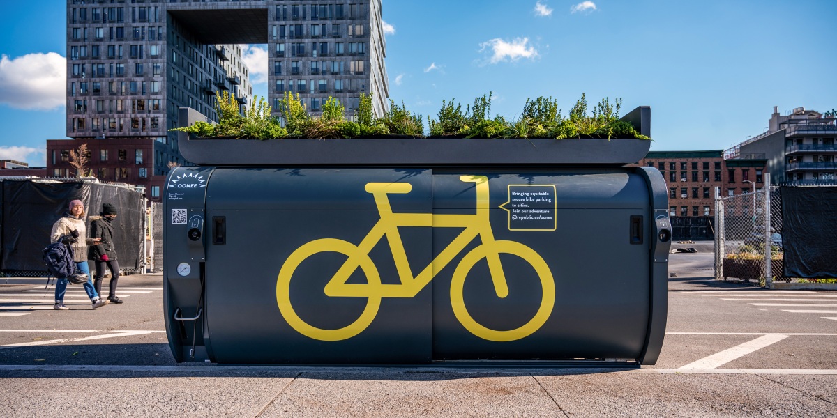 How bike parking pods could make US cities better for cyclists