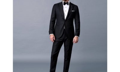 A man wearing a tuxedo from Proper Cloth