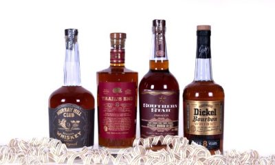 Lineup of bourbons