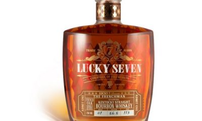 Bottle of whiskey called Lucky Seven
