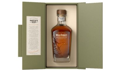 Bottle of Wild Turkey Master’s Keep Unforgotten Whiskey in box