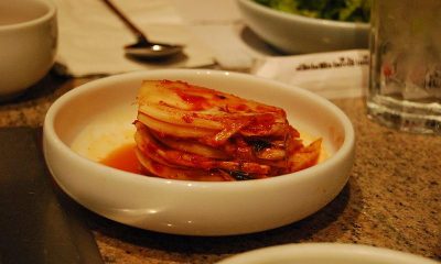 Kimchi, a fermented vegetable